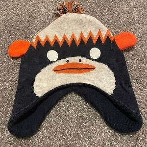 Sock monkey. Syracuse. Winter hat